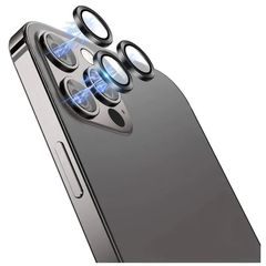 Camera Lens 3-σε-1 Tempered Glass for iPhone 13 Pro / 13 Pro Max Black