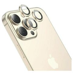 Camera Lens 3-σε-1 Tempered Glass for iPhone 13 Pro / 13 Pro Max Gold