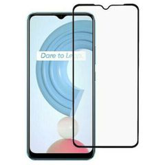 Full Glue Tempered Glass 10D for Realme C21/C25 Black frame
