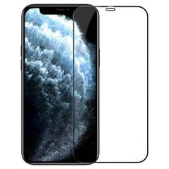 Full Glue Tempered Glass 5D for iPhone 12 Mini black frame
