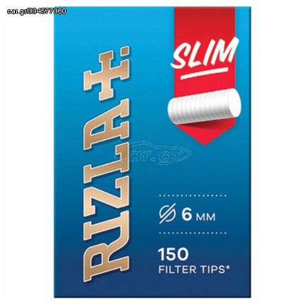 Rizla Φιλτράκια Απλά Slim 6mm 150x 1τμχ