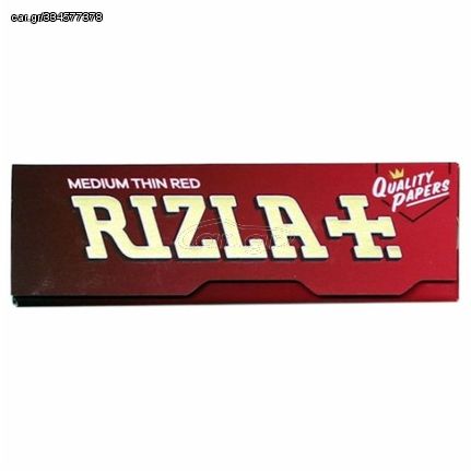 Rizla Χαρτάκια Red 50 φύλλα (1τμχ)