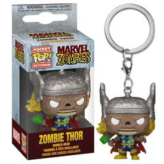 Funko Pocket POP! Marvel Zombies - Zombie Thor Bobble-Head Vinyl Figure Keychain