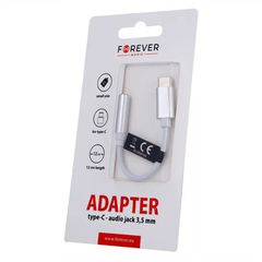 Forever Adapter type-C / audio jack 3,5 mm White