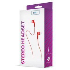 Setty Stereo Headset Red-thumb-1