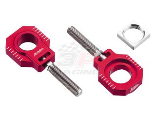 Accel ρεγουλατόροι αλυσίδας τύπου Lollipop Κόκκινο AC-AB-27-RED Gas Gas MC 125 250 250F 350F 450F, EX 250F 350F 450F 2021-2023, KTM SX SX-F, Husqvarna TC FC