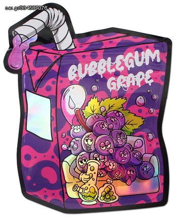 Σακουλάκι Ασφαλείας Mylar Zip Bag - Bubblegum