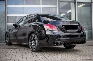 ΠΙΣΩ ΣΠΟΙΛΕΡ MERCEDES C-Class W205 S205 (2014-2020) C63S Design Black Tips Only for AMG Sport Line