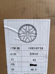 MERCEDES  10x22 ET43 BLACK CLOSS-thumb-3