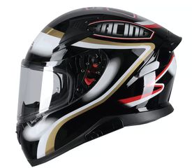 ΚΡΑΝΟΣ PILOT FULL FACE SNAKE SV RACING ΜΑΥΡΟ / ΧΡΥΣΟ / ΚΟΚΚΙΝΟ