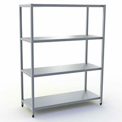 ΠΡΟΣΦΟΡΑ!!! REP-105-4R Ανοξείδωτη Επιδαπέδια Ραφιέρα 110x50x180cm