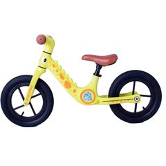 Superior '24 Παιδικό Ποδήλατο Ισορροπίας χωρίς Πετάλια Mynat 605 Dino Κίτρινο