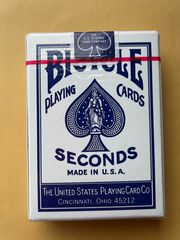 Bicycle Seconds Poker Τράπουλα Πλαστικοποιημένη Μπλε