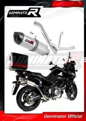 Εξάτμιση Ημιολόσωμη Dominator HP1 S.Steel/Carbon End Suzuki V Strom 650 2007-2011 Με Σιγαστήρα