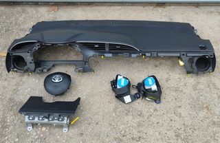 TOYOTA YARIS 2014-2017 ΠΛΗΡΕΣ SET ΑΕΡΟΣΑΚΩΝ(ΟΔΗΓΟΥ-ΣΥΝΟΔΗΓΟΥ-ΖΩΝΕΣ)