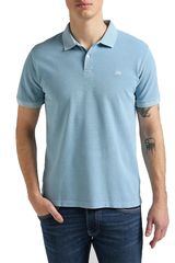 Lee natural dye polo tee ice blue Ανδρικό Regular Fit - L65CQSUY