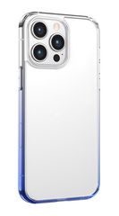 USAMS θήκη Binz για iPhone 14 Pro, μπλε & διάφανη