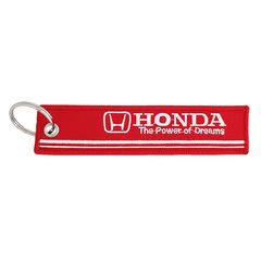 Υφασμάτινο κεντητό μπρελόκ με λογότυπο Honda FIT RS κόκκινο