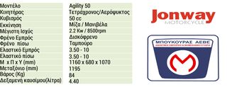 Jonway 2017 Agility D 4T 50cc (Τετράχρονο)-thumb-7
