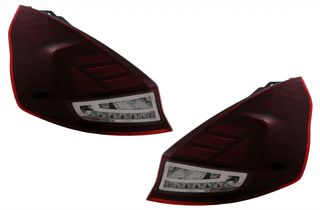 Πίσω φώτα Full LED για Ford Fiesta MK7.5 Facelift (2013-2017) Dynamic Lights Black Edition