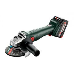 W 18 L 9-125 Γωνιακός Τροχός Μπαταρίας Ø125mm 18V (2x4.0Ah) - ΜΕ ΜΠΑΤΑΡΙΑ & ΦΟΡΤΙΣΤΗ - METABO (#602247510)