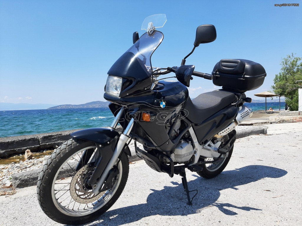Housse De Selle Pour BMW F650 Funduro 1993-2000 - Cuir écologique Imperméable, Couleur Gris Foncé - Sur Mesure, Fait Main - 13