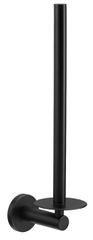 Χαρτοθήκη Εφεδρική δύο θέσεων Επίτοιχη Verdi Sigma Black Matt 3035405