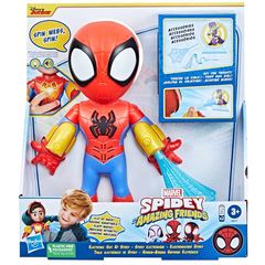 Hasbro Disney Junior Marvel: Spidey and his Amazing Friends - Electronic Suit Up Spidey Figure (F8317)