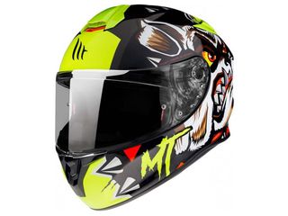 ΚΡΑΝΟΣ MT TARGO CRAZYDOG G3 FLUO ΚΙΤΡΙΝΟ FULL FACE ΔΩΡΕΑΝ ΜΕΤΑΦΟΡΙΚΑ