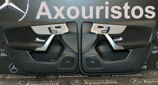 ΣΕΤ ΣΑΛΟΝΙ AMG, MERCEDES-BENZ, A-CLASS, W177, ALCANTARA, ME KOKKINEΣ ΡΑΦΕΣ, 2019-2022 **AXOURISTOS**-thumb-5