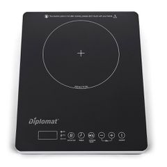 Diplomat DGX2020I Επιτραπέζια Εστία Επαγωγική Μονή, 2000W, Μαύρη