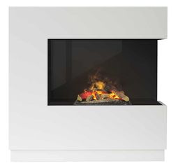 Dimplex Zen Επιδαπέδιο Ηλεκτρικό Τζάκι 125W 90x88cm Λευκό