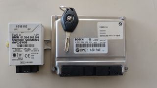 ΣΕΤ ΕΓΚΕΦΑΛΟΣ ΜΕ ΚΛΕΙΔΙ BMW E46 1999-2006 0261204420 DME 1430940 1900 ΚΥΒΙΚΑ