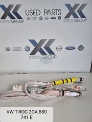 VW T-ROC 2017-2023 ΑΕΡΟΣΑΚΟΣ ΚΟΥΡΤΙΝΑ ΔΕΞΙΑ ΣΥΝΟΔΗΓΟΥ 2GA 880741E