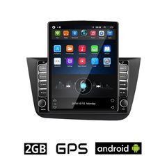 SEAT ALTEA (2004-2015) Android οθόνη αυτοκίνητου 2GB με GPS WI-FI (ηχοσύστημα αφής 9.7" ιντσών OEM Youtube Playstore MP3 USB Radio Bluetooth Mirrorlink εργοστασιακή, 4x60W, AUX, μαύρο)