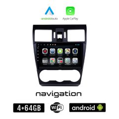 SUBARU FORESTER (μετά το 2013) Android οθόνη αυτοκίνητου 4GB + 64GB με GPS WI-FI (ηχοσύστημα αφής 9" ιντσών OEM Android Auto Apple Carplay Youtube Playstore MP3 USB Radio Bluetooth Mirrorlink εργοστασ