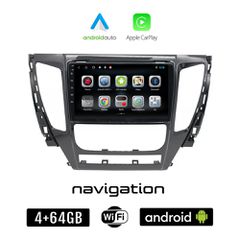 MITSUBISHI PAJERO (μετά το 2013) Android οθόνη αυτοκίνητου 4GB + 64GB με GPS WI-FI (ηχοσύστημα αφής 9" ιντσών OEM Android Auto Apple Carplay Youtube Playstore MP3 USB Radio Bluetooth Mirrorlink εργοστ