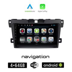 MAZDA CX-7 (2006-2012) Android οθόνη αυτοκίνητου 4GB + 64GB με GPS WI-FI (ηχοσύστημα αφής 9" ιντσών OEM Android Auto Apple Carplay Youtube Playstore MP3 USB Radio Bluetooth Mirrorlink εργοστασιακ