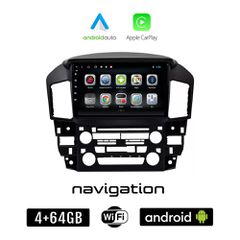 LEXUS RX 300 (1998 - 2003) Android οθόνη αυτοκίνητου 4GB + 64GB με GPS WI-FI (ηχοσύστημα αφής 9" ιντσών OEM Android Auto Apple Carplay Youtube Playstore MP3 USB Radio Bluetooth Mirrorlink εργοστασιακή