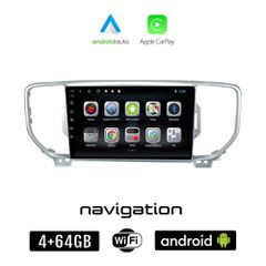 KIA SPORTAGE (2016 - 2018) Android οθόνη αυτοκίνητου 4GB + 64GB με GPS WI-FI (ηχοσύστημα αφής 9" ιντσών OEM Android Auto Apple Carplay Youtube Playstore MP3 USB Radio Bluetooth Mirrorlink εργοστασιακή