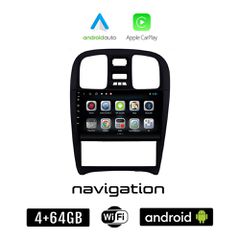 HYUNDAI SONATA 2000-2006 Android οθόνη αυτοκίνητου 4GB + 64GB με GPS WI-FI (ηχοσύστημα αφής 9" ιντσών OEM Android Auto Apple Carplay Youtube Playstore MP3 USB Radio Bluetooth Mirrorlink εργοστασιακή,