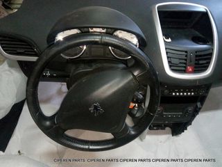 ΤΑΜΠΛΟ PEUGEOT 207 HDI,ΜΟΝΤΕΛΟ 2009-2013,ΚΟΜΠΛΕ,ΑΕΡΟΣΑΚΟΙ,ΖΩΝΕΣ ΑΣΦΑΛΕΙΑΣ,ΕΓΚΕΦΑΛΟΣ,ΤΑ ΠΑΝΤΑ ΣΕ ΑΡΙΣΤΗ ΚΑΤΑΣΤΑΣΗ!!,ΕΒΑΠΟΡΕΤΑ 9688191280,(15-Ξ2),Τ004