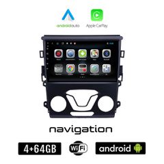 FORD MONDEO (μετά το 2013) Android οθόνη αυτοκίνητου 4GB + 64GB με GPS WI-FI (ηχοσύστημα αφής 9" ιντσών OEM Android Auto Apple Carplay Youtube Playstore MP3 USB Radio Bluetooth Mirrorlink εργοστασιακή