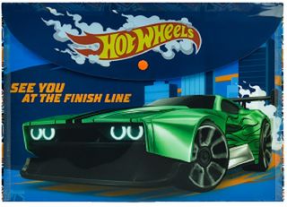 Φάκελος με κουμπί GIM Hot Wheels Α4 (349-28580)