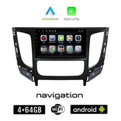 FIAT FULLBACK μετά το 2016 CLIMA Android οθόνη αυτοκίνητου 4GB + 64GB με GPS WI-FI (ηχοσύστημα αφής 9" ιντσών OEM Android Auto Apple Carplay Youtube Playstore MP3 USB Radio Bluetooth Mirrorlink εργοστ