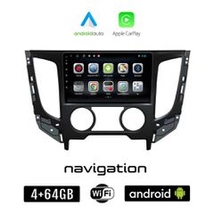 FIAT FULLBACK μετά το 2016 A/C Android οθόνη αυτοκίνητου 4GB + 64GB με GPS WI-FI (ηχοσύστημα αφής 9" ιντσών OEM Android Auto Apple Carplay Youtube Playstore MP3 USB Radio Bluetooth Mirrorlink εργοστασ