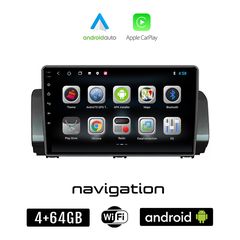 DACIA LOGAN - SANDERO - JOGGER (μετά το 2020) Android οθόνη αυτοκίνητου 4GB + 64GB με GPS WI-FI (ηχοσύστημα αφής 9" ιντσών OEM Android Auto Apple Carplay Youtube Playstore MP3 USB Radio Bluetooth