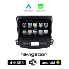 CITROEN C-CROSSER (μετά το 2007) Android οθόνη αυτοκίνητου 4GB + 64GB με GPS WI-FI (ηχοσύστημα αφής 9" ιντσών OEM Android Auto Apple Carplay Youtube Playstore MP3 USB Radio Bluetooth Mirrorlink εργοστ