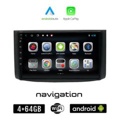 CHEVROLET AVEO (2006-2010) Android οθόνη αυτοκίνητου 4GB + 64GB με GPS WI-FI (ηχοσύστημα αφής 9" ιντσών OEM Android Auto Apple Carplay Youtube Playstore MP3 USB Radio Bluetooth Mirrorlink εργοστασιακή