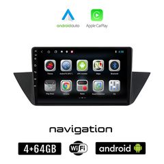 BMW X1 (E84) 2009 - 2015 Android οθόνη αυτοκίνητου 4GB + 64GB με GPS WI-FI (ηχοσύστημα αφής 10" ιντσών OEM Android Auto Apple Carplay Youtube Playstore MP3 USB Radio Bluetooth Mirrorlink Χ1 Ε84 ε